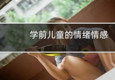 學前兒童的情緒情感